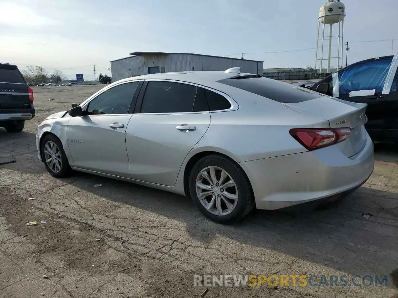 2 Photograph of a damaged car 1G1ZD5STXLF035283 CHEVROLET MALIBU 2020