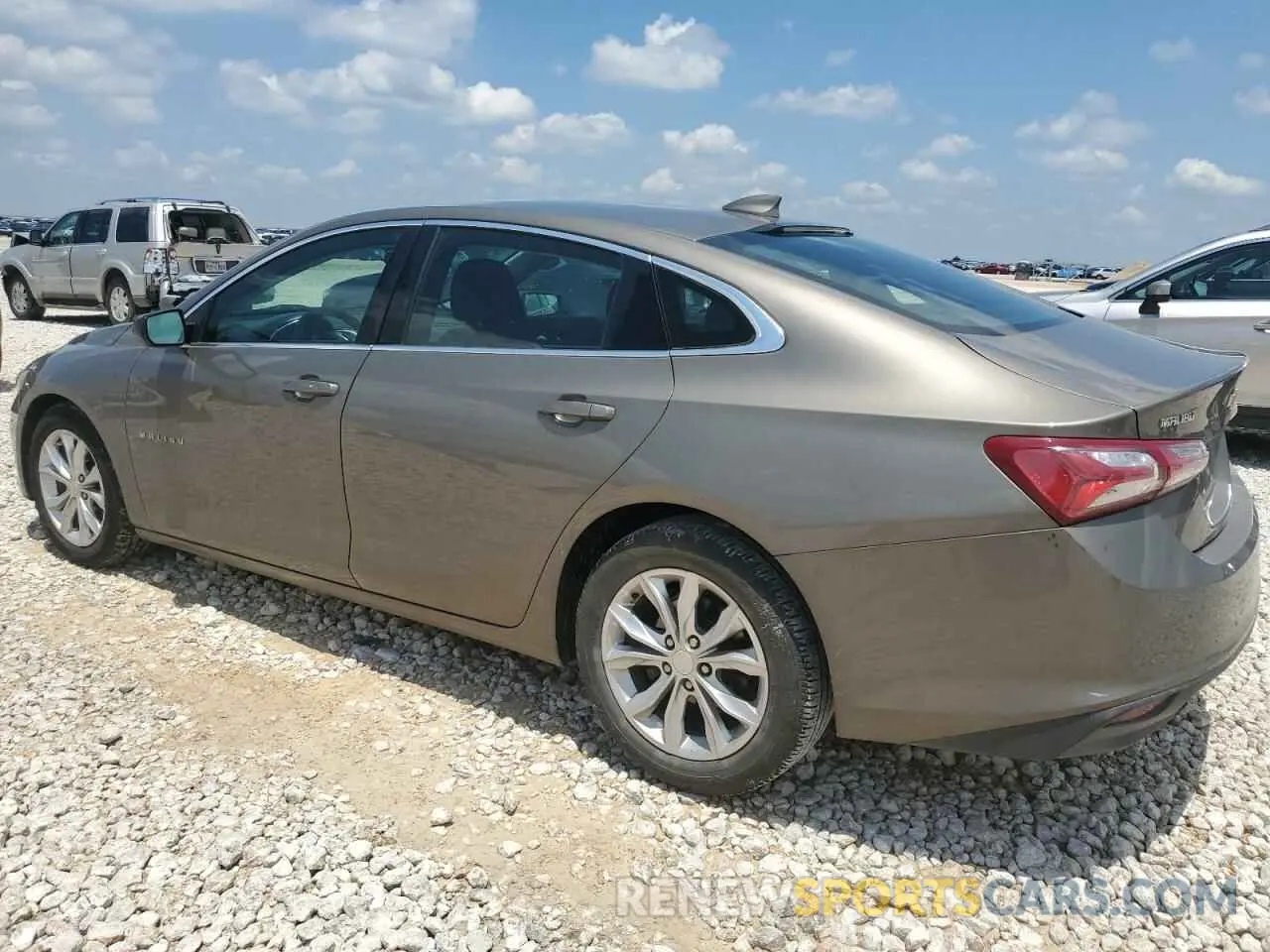 2 Photograph of a damaged car 1G1ZD5STXLF042587 CHEVROLET MALIBU 2020