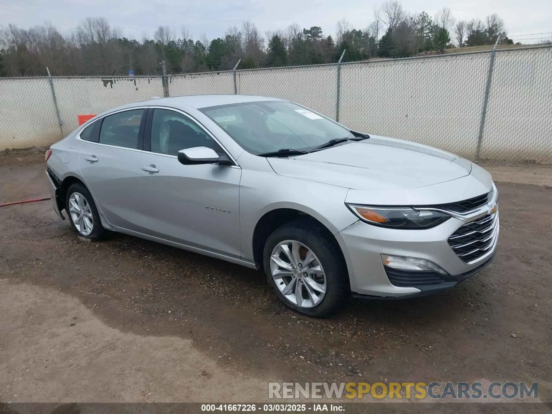 1 Photograph of a damaged car 1G1ZD5STXLF074200 CHEVROLET MALIBU 2020
