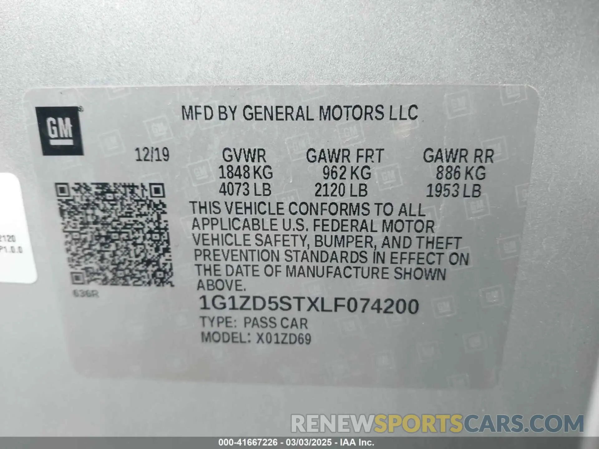 9 Photograph of a damaged car 1G1ZD5STXLF074200 CHEVROLET MALIBU 2020