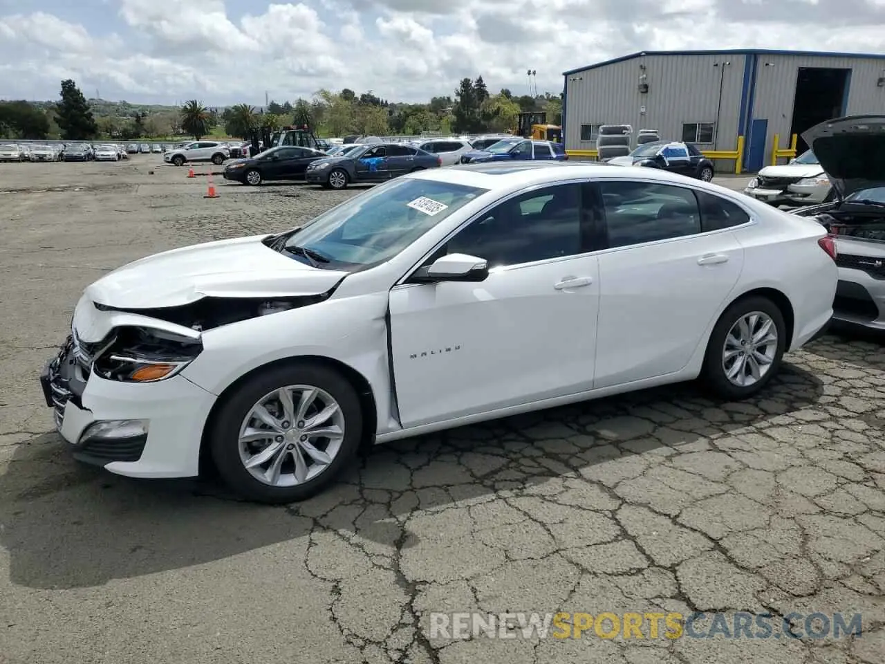 1 Photograph of a damaged car 1G1ZD5STXLF102500 CHEVROLET MALIBU 2020