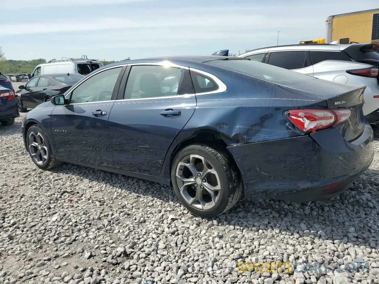 2 Photograph of a damaged car 1G1ZD5STXLF122746 CHEVROLET MALIBU 2020