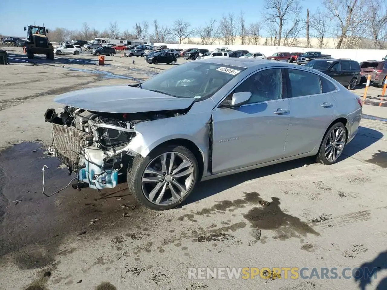 1 Photograph of a damaged car 1G1ZE5SX3LF007583 CHEVROLET MALIBU 2020