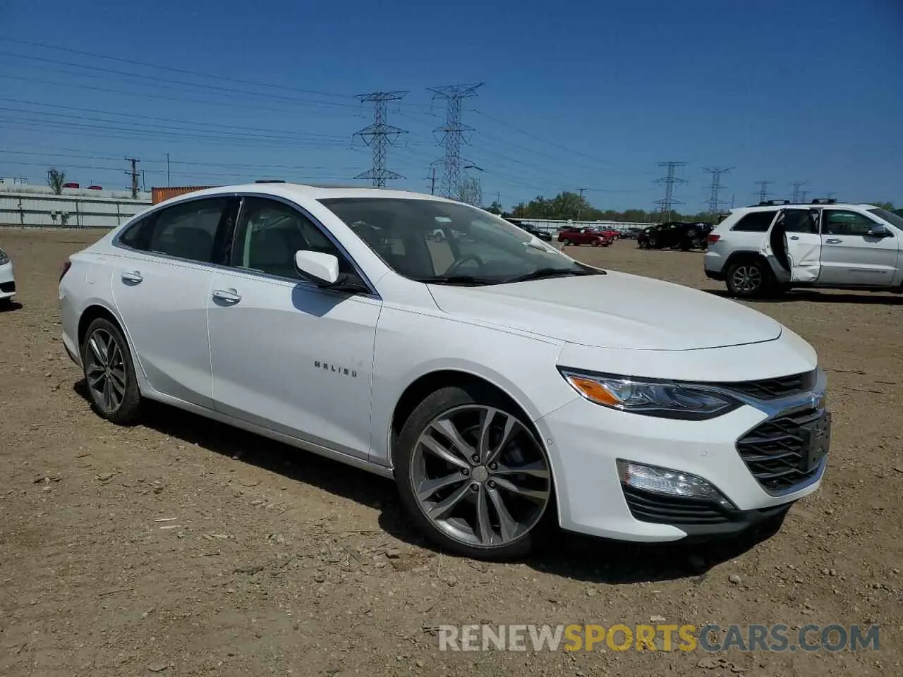 4 Photograph of a damaged car 1G1ZE5SX9LF141644 CHEVROLET MALIBU 2020