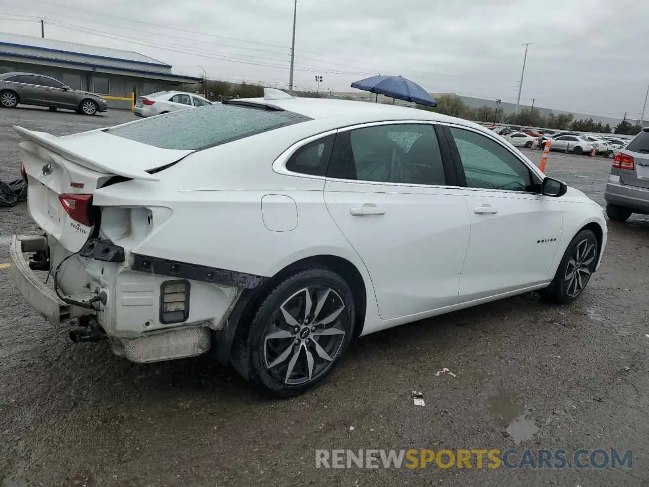 3 Photograph of a damaged car 1G1ZG5ST0LF059194 CHEVROLET MALIBU 2020