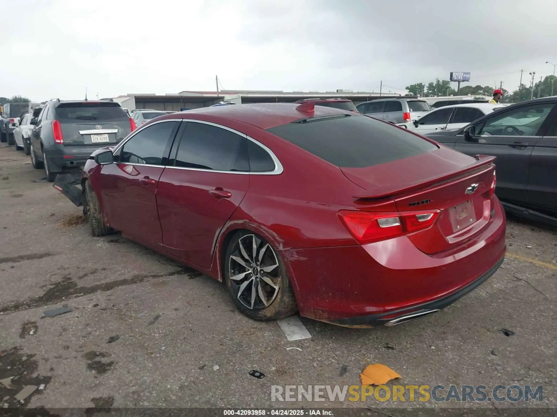 3 Фотография поврежденного автомобиля 1G1ZG5ST0LF063858 CHEVROLET MALIBU 2020