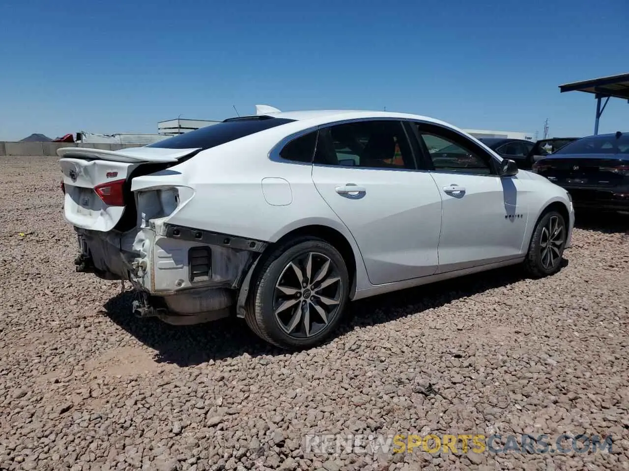 3 Photograph of a damaged car 1G1ZG5ST2LF023622 CHEVROLET MALIBU 2020