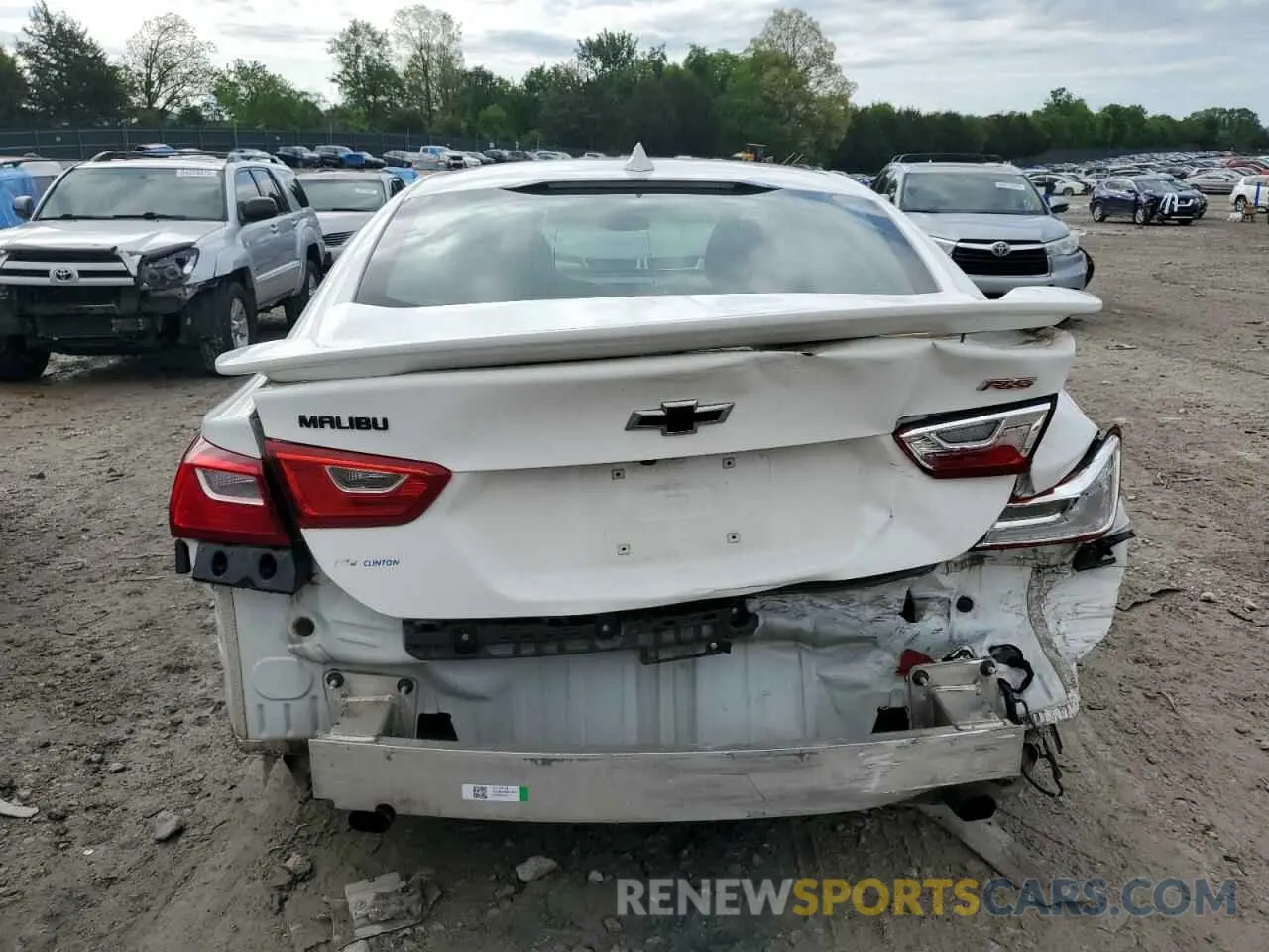 6 Photograph of a damaged car 1G1ZG5ST3LF057102 CHEVROLET MALIBU 2020