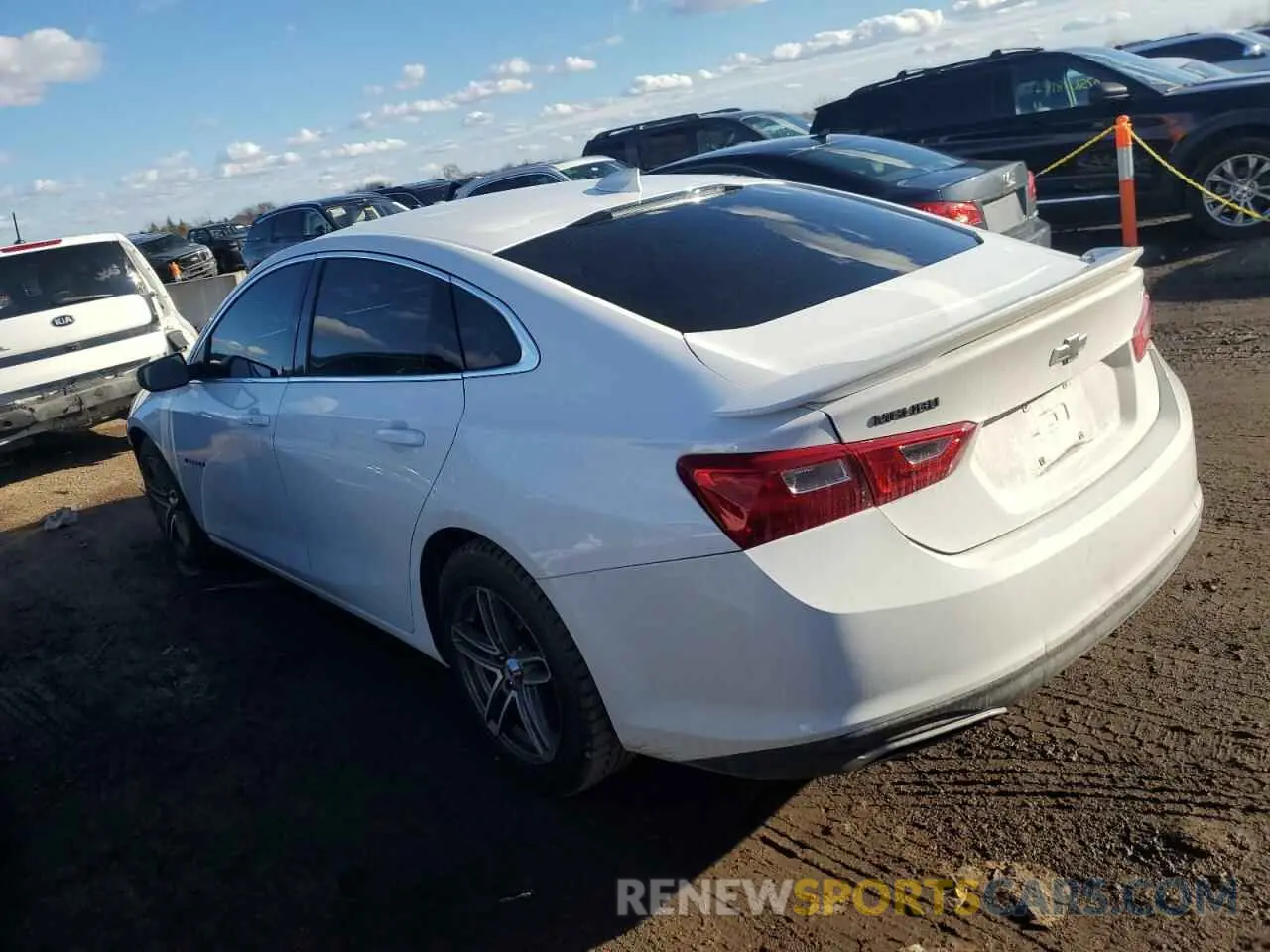 2 Photograph of a damaged car 1G1ZG5ST3LF130212 CHEVROLET MALIBU 2020