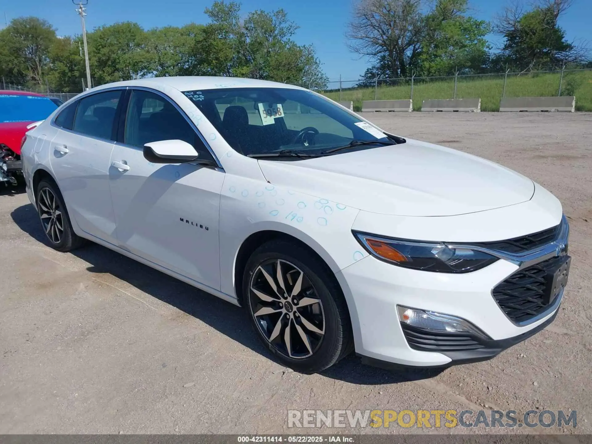 1 Photograph of a damaged car 1G1ZG5ST3LF134549 CHEVROLET MALIBU 2020