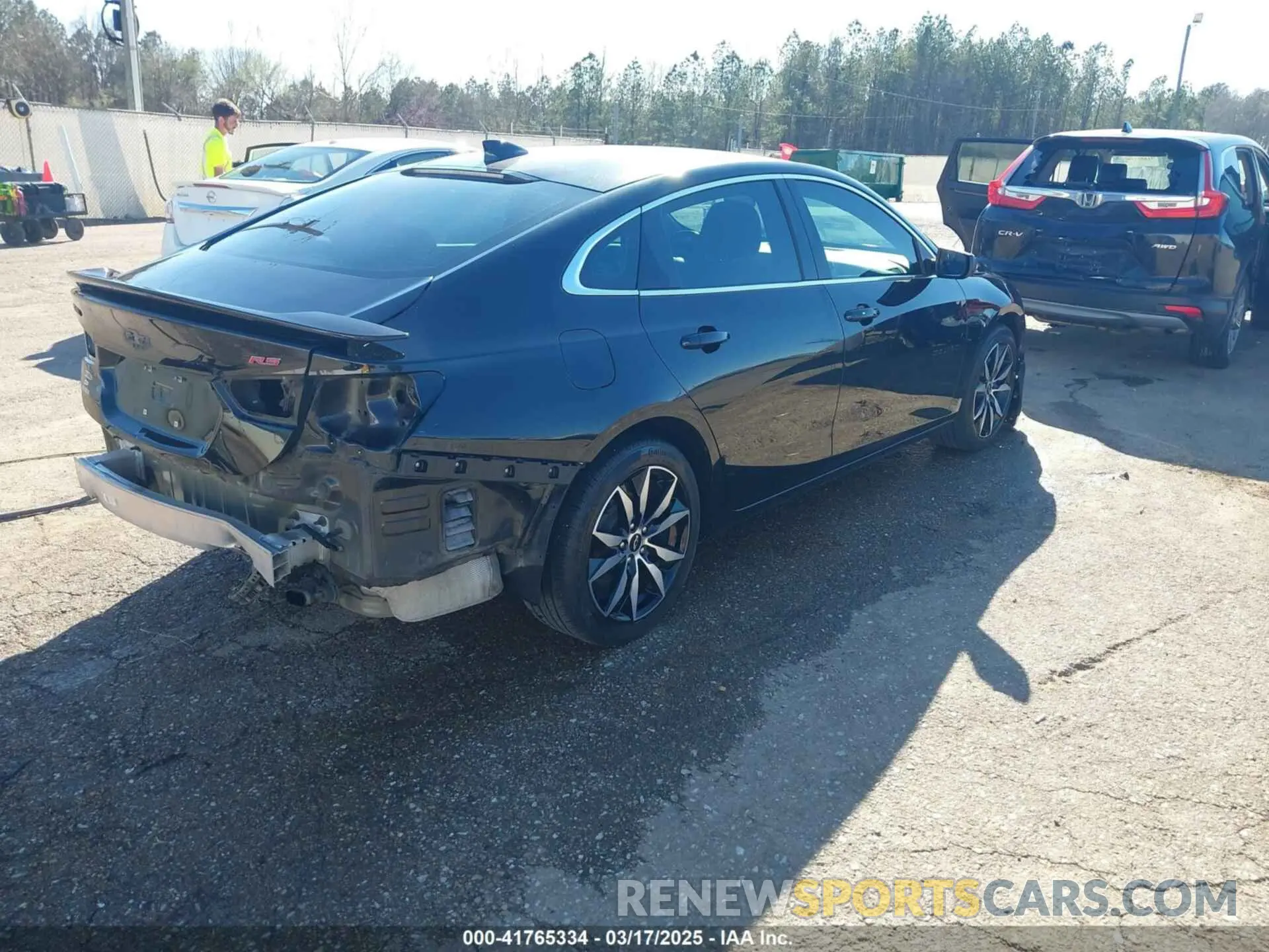 4 Photograph of a damaged car 1G1ZG5ST5LF031178 CHEVROLET MALIBU 2020