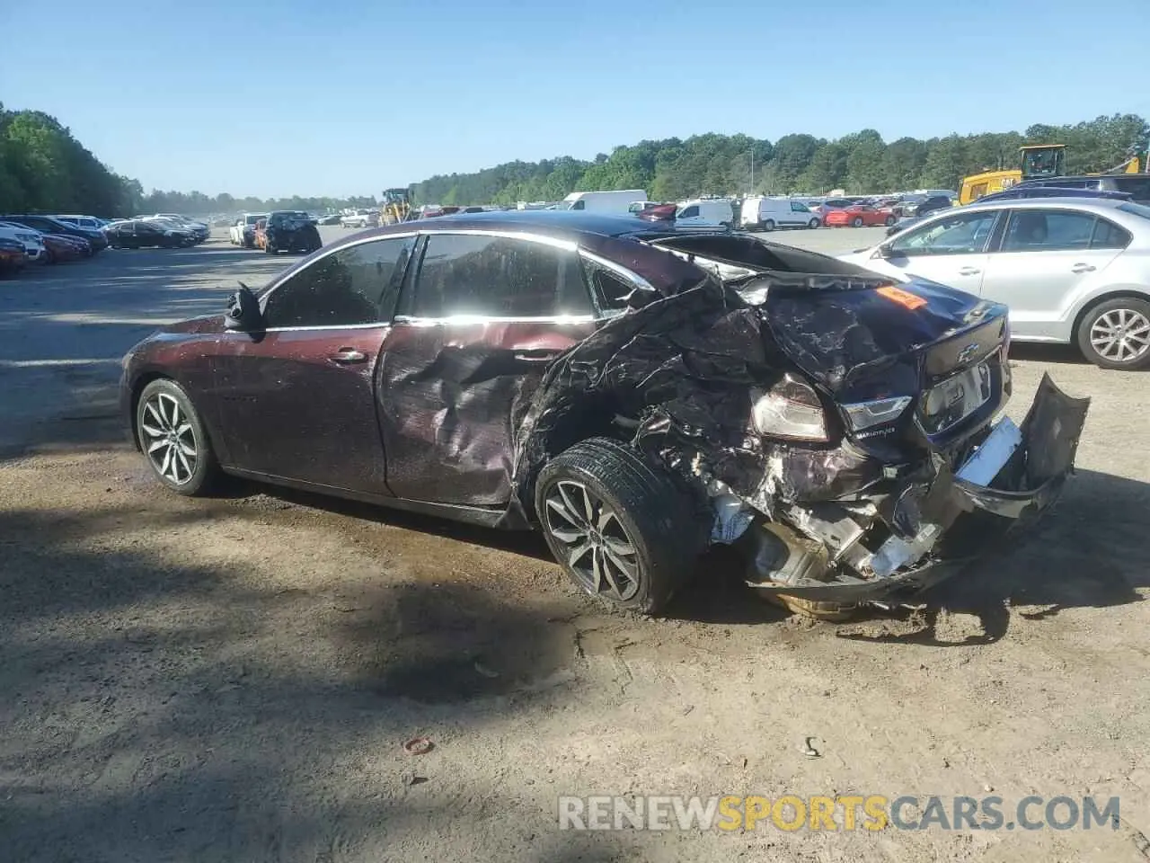 2 Photograph of a damaged car 1G1ZG5ST5LF145567 CHEVROLET MALIBU 2020