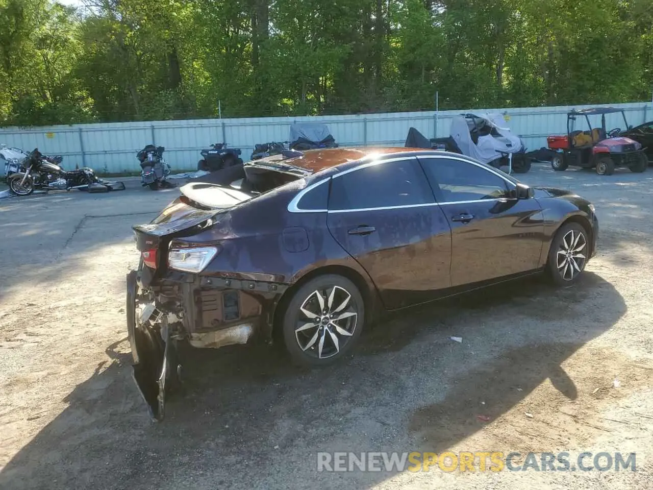 3 Photograph of a damaged car 1G1ZG5ST5LF145567 CHEVROLET MALIBU 2020