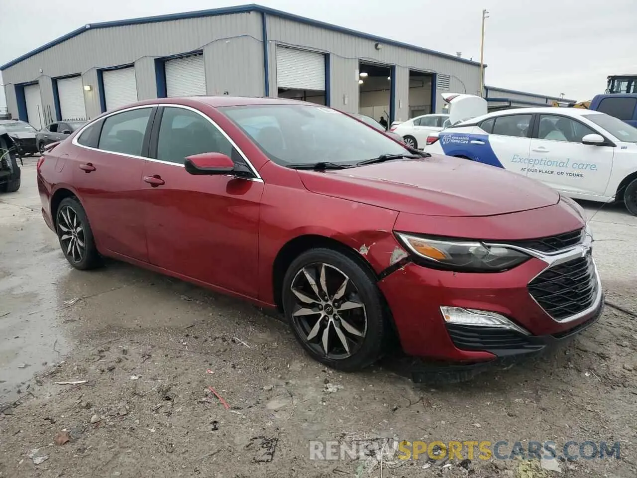 4 Фотография поврежденного автомобиля 1G1ZG5ST7LF045714 CHEVROLET MALIBU 2020