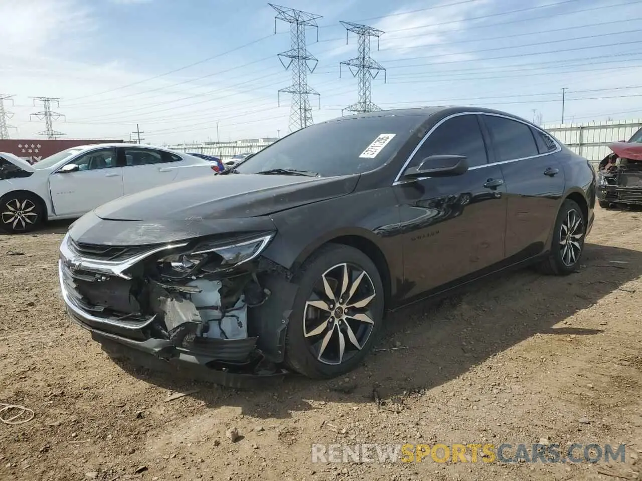 1 Photograph of a damaged car 1G1ZG5ST7LF089020 CHEVROLET MALIBU 2020