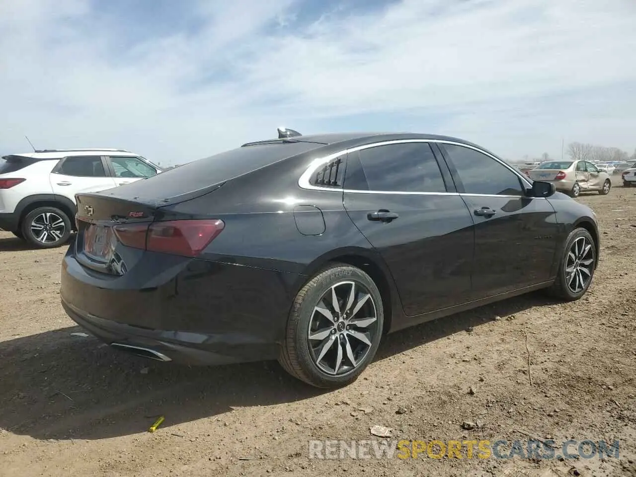 3 Photograph of a damaged car 1G1ZG5ST7LF089020 CHEVROLET MALIBU 2020