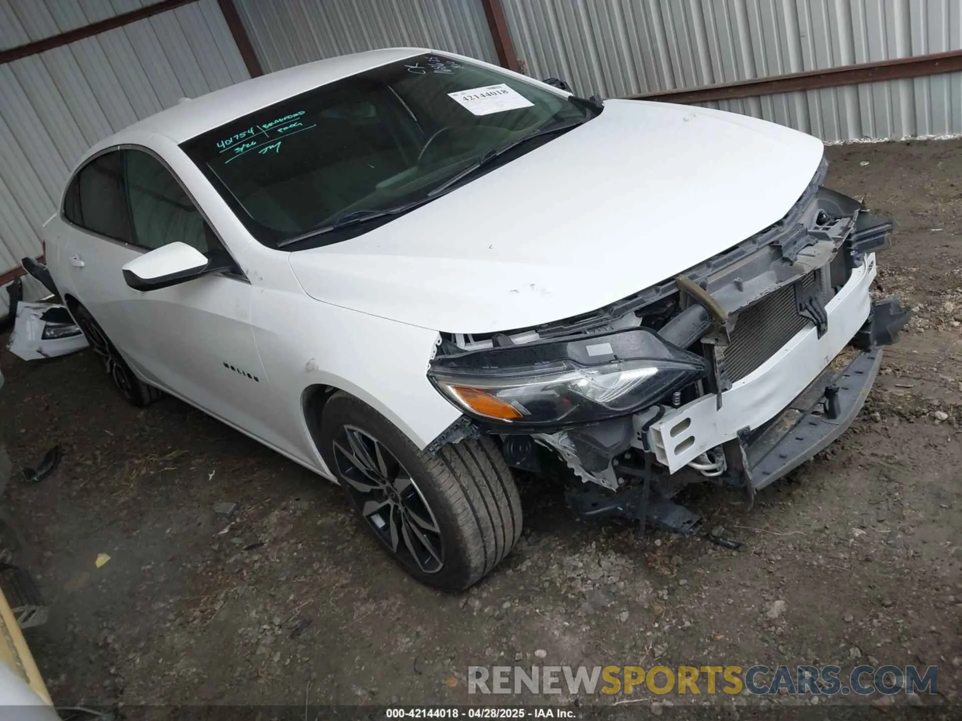 1 Photograph of a damaged car 1G1ZG5ST9LF079203 CHEVROLET MALIBU 2020