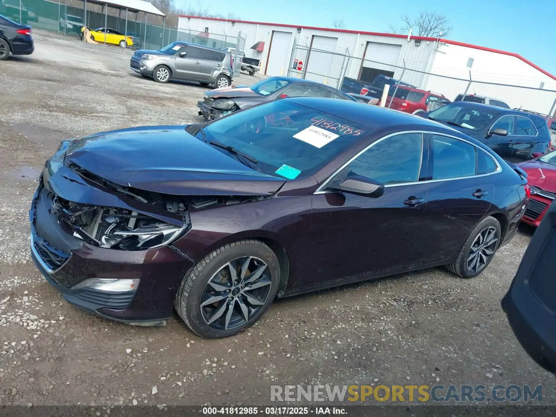 14 Photograph of a damaged car 1G1ZG5ST9LF079556 CHEVROLET MALIBU 2020