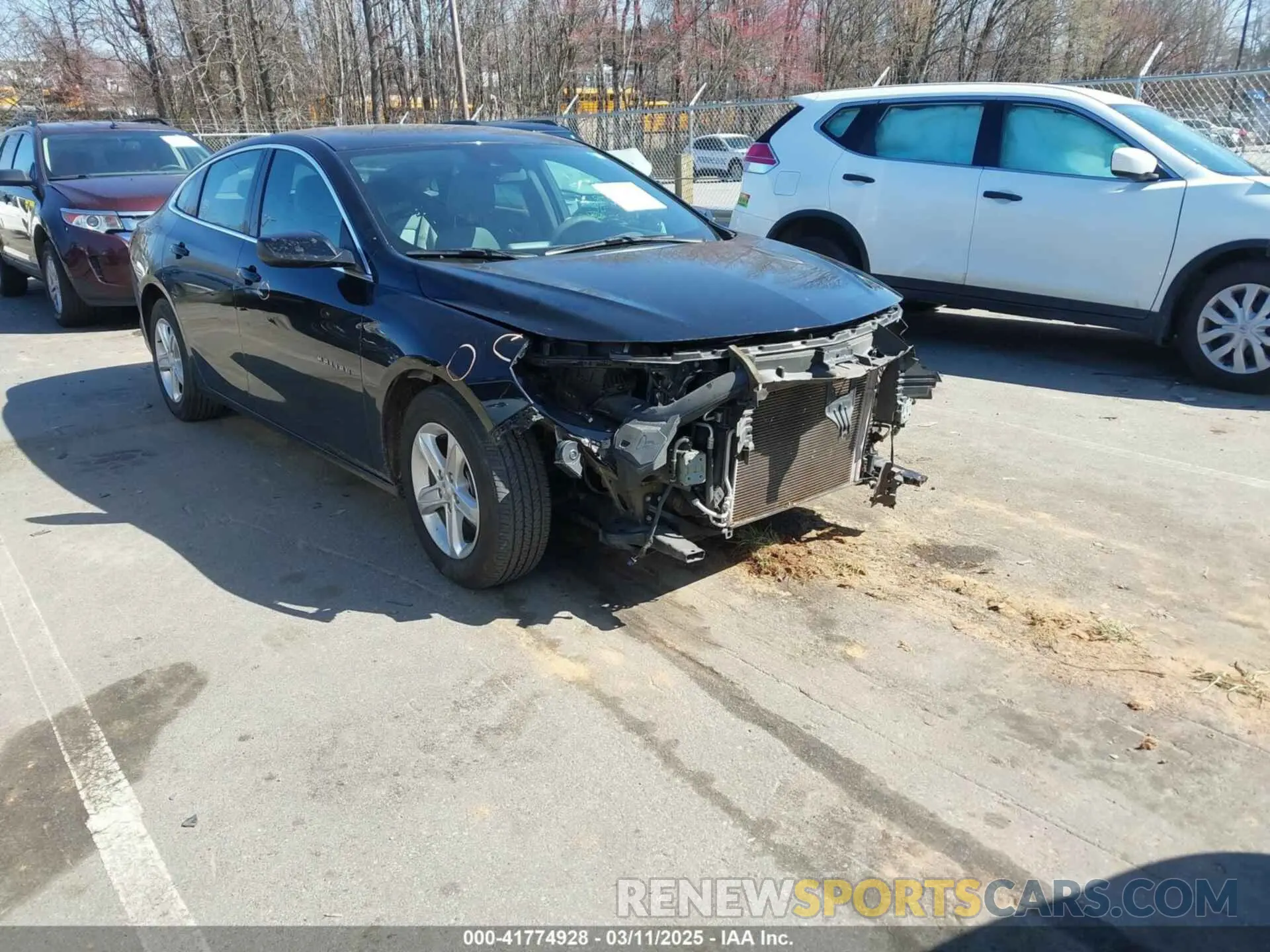 1 Photograph of a damaged car 1G1ZB5ST0MF053508 CHEVROLET MALIBU 2021