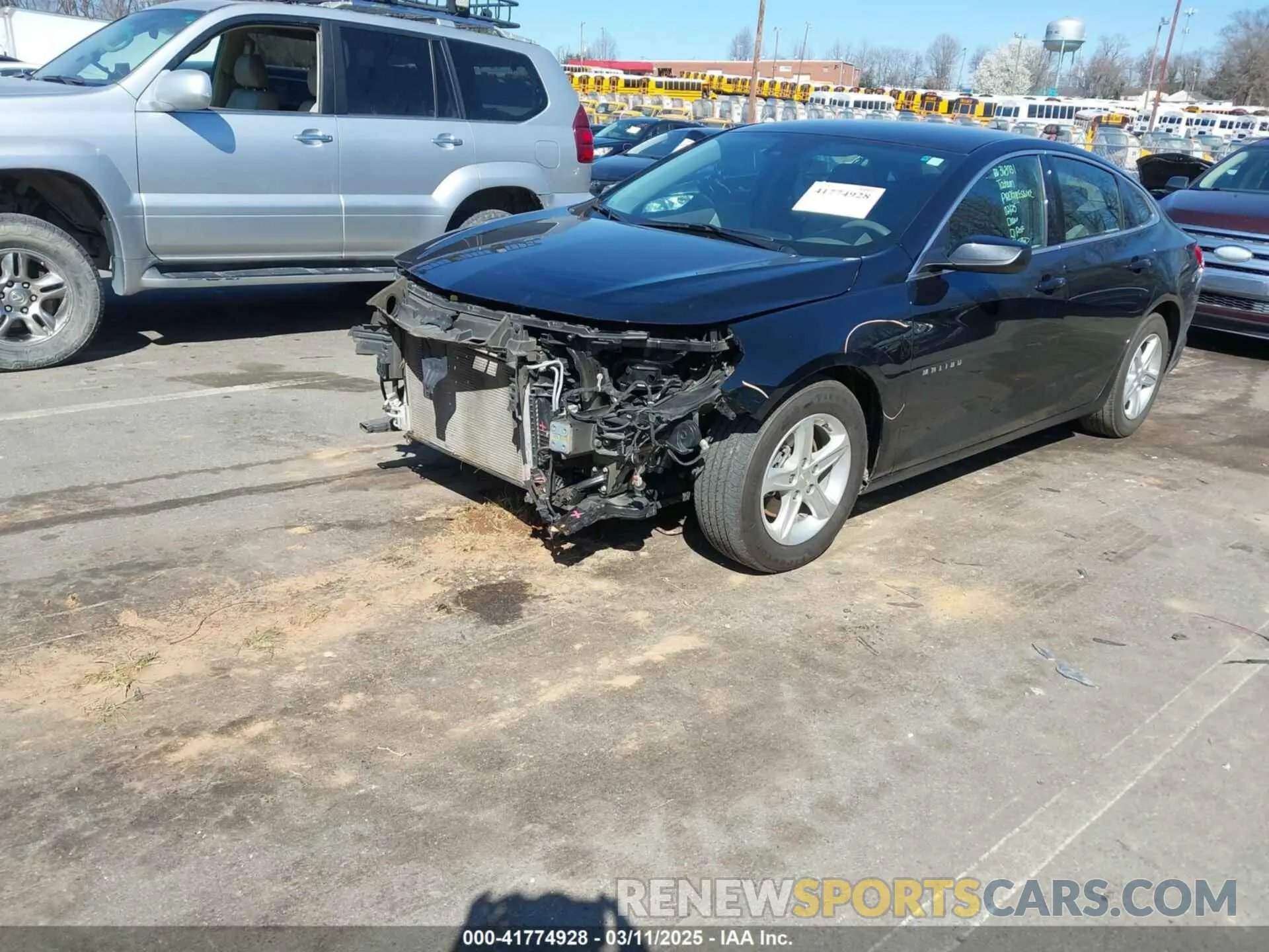 2 Photograph of a damaged car 1G1ZB5ST0MF053508 CHEVROLET MALIBU 2021