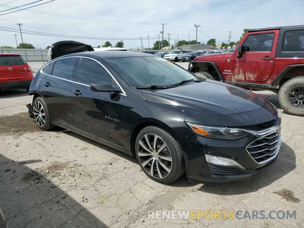 4 Фотография поврежденного автомобиля 1G1ZB5ST3MF052708 CHEVROLET MALIBU 2021