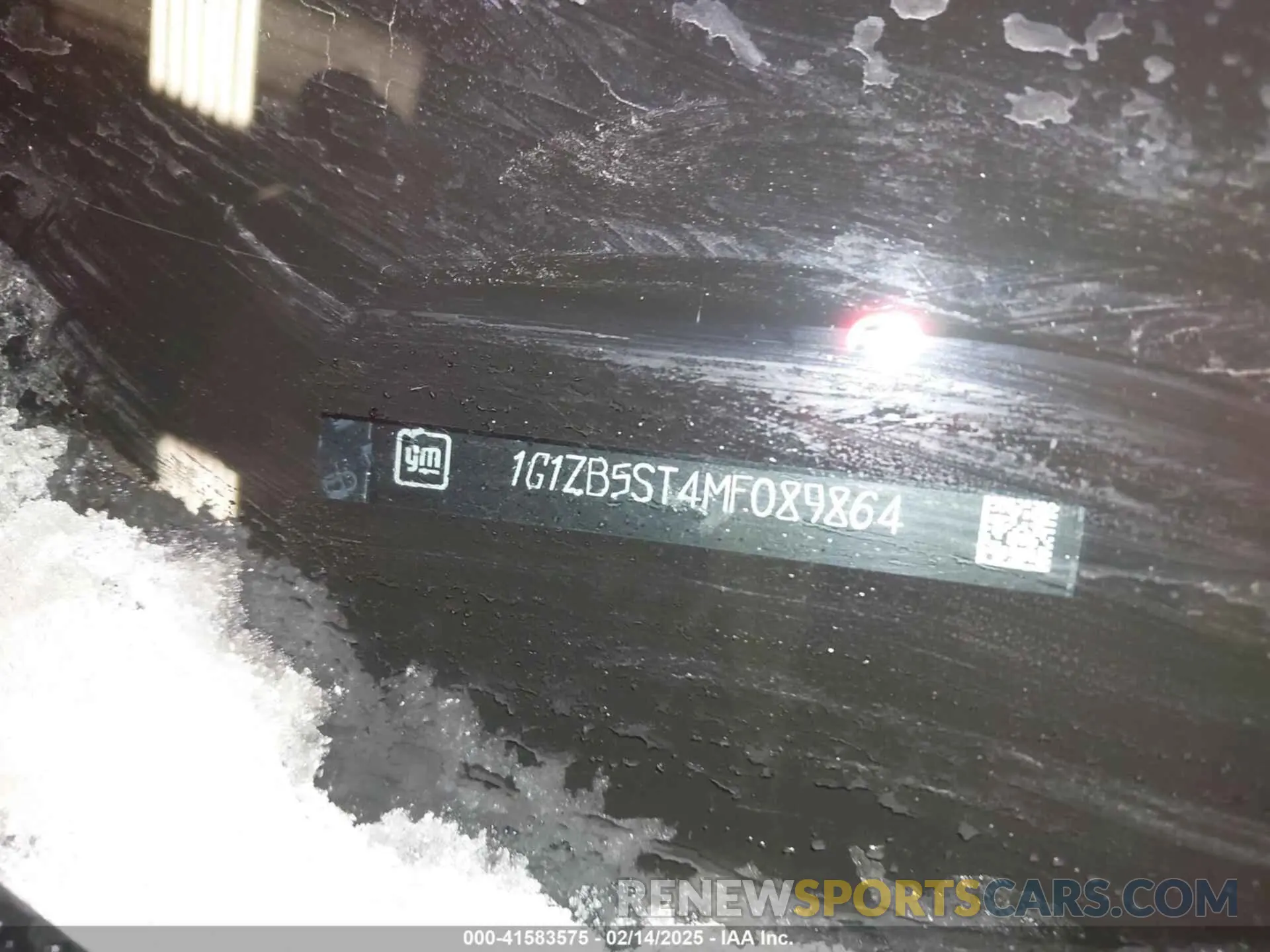9 Фотография поврежденного автомобиля 1G1ZB5ST4MF089864 CHEVROLET MALIBU 2021