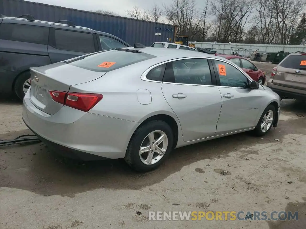 3 Photograph of a damaged car 1G1ZB5ST5MF089422 CHEVROLET MALIBU 2021