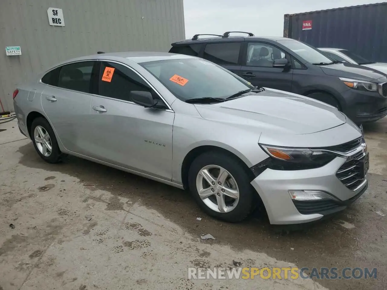 4 Photograph of a damaged car 1G1ZB5ST5MF089422 CHEVROLET MALIBU 2021