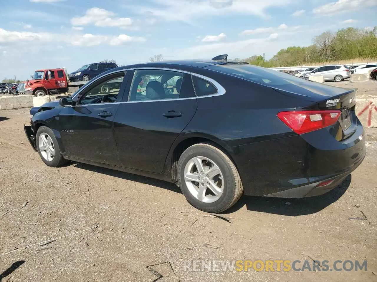 2 Photograph of a damaged car 1G1ZB5ST6MF057689 CHEVROLET MALIBU 2021