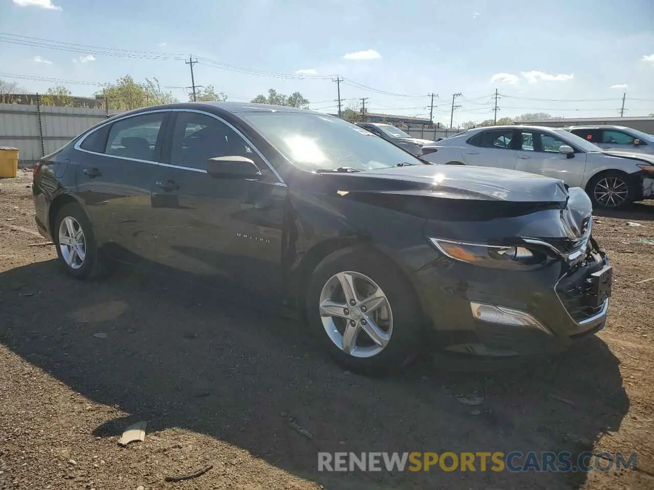 4 Photograph of a damaged car 1G1ZB5ST6MF057689 CHEVROLET MALIBU 2021