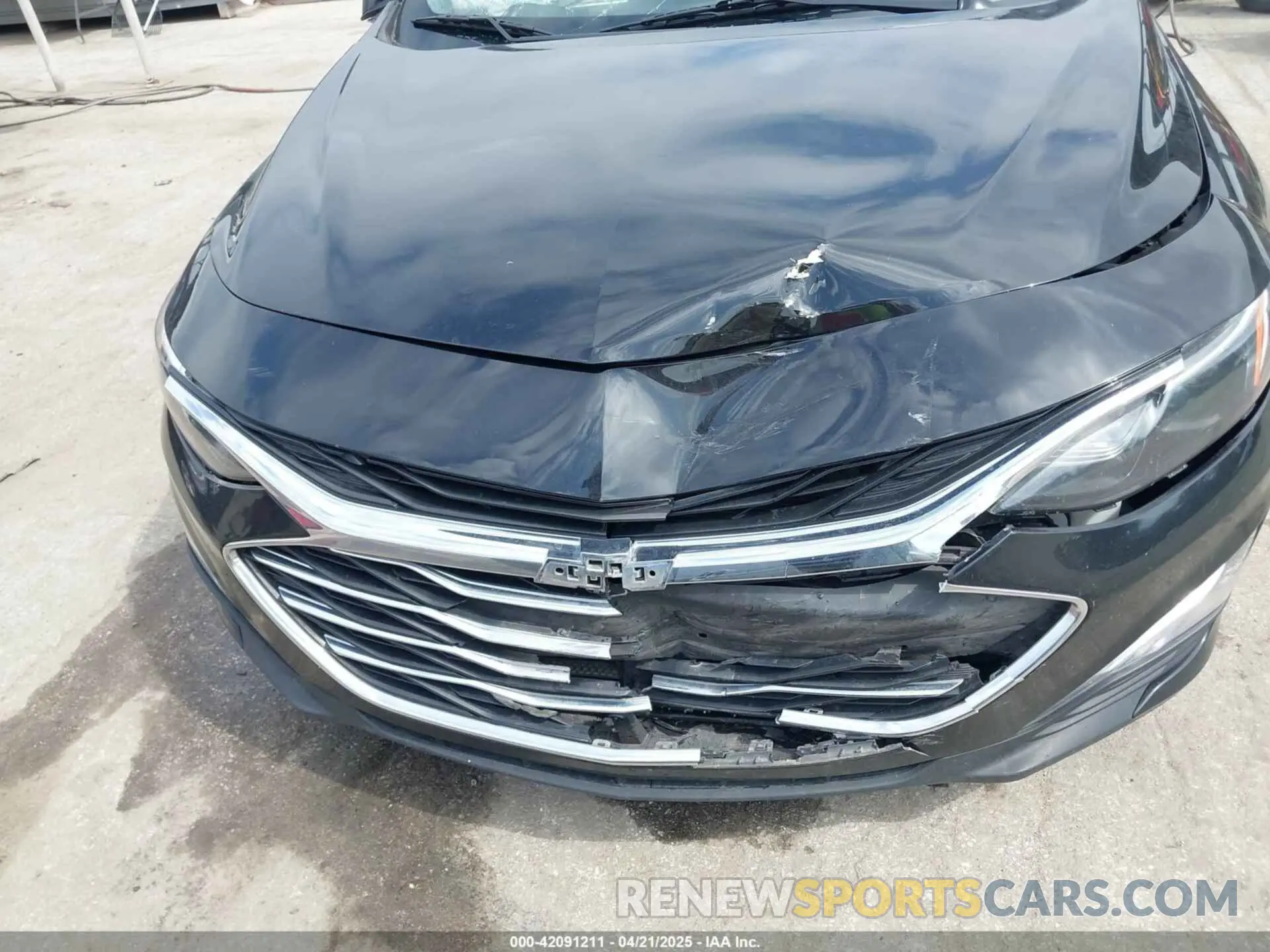 6 Photograph of a damaged car 1G1ZB5ST7MF040030 CHEVROLET MALIBU 2021