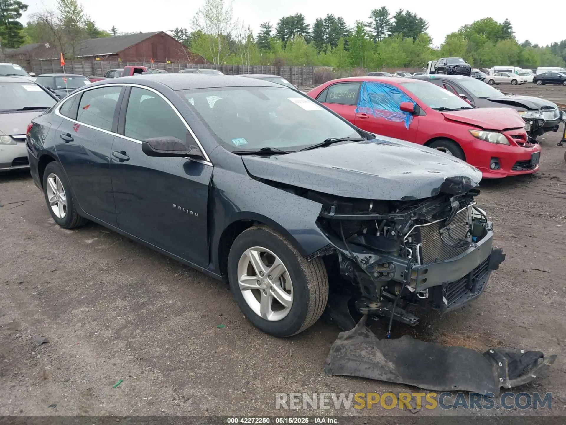 1 Photograph of a damaged car 1G1ZB5ST8MF053000 CHEVROLET MALIBU 2021