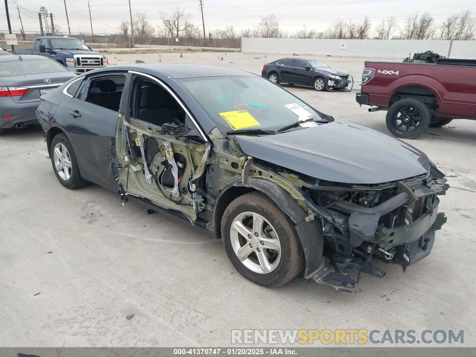 1 Photograph of a damaged car 1G1ZB5ST8MF066846 CHEVROLET MALIBU 2021