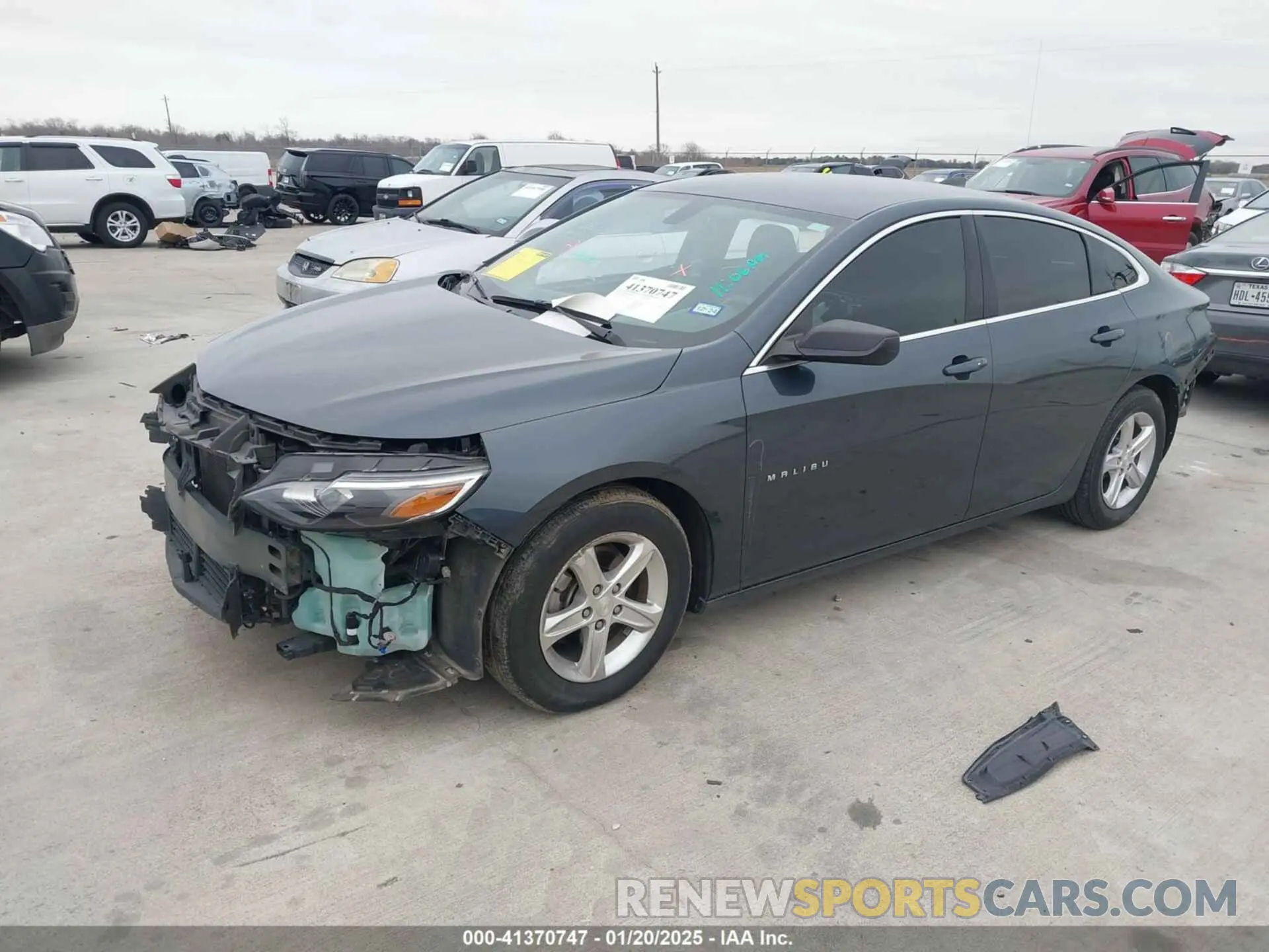 2 Photograph of a damaged car 1G1ZB5ST8MF066846 CHEVROLET MALIBU 2021