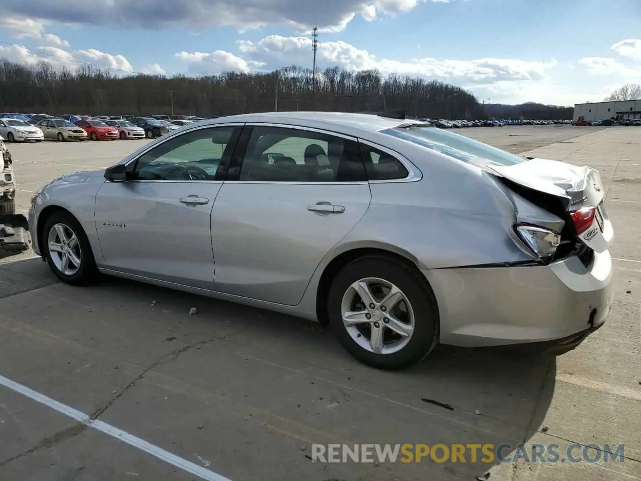 2 Photograph of a damaged car 1G1ZB5ST9MF049859 CHEVROLET MALIBU 2021