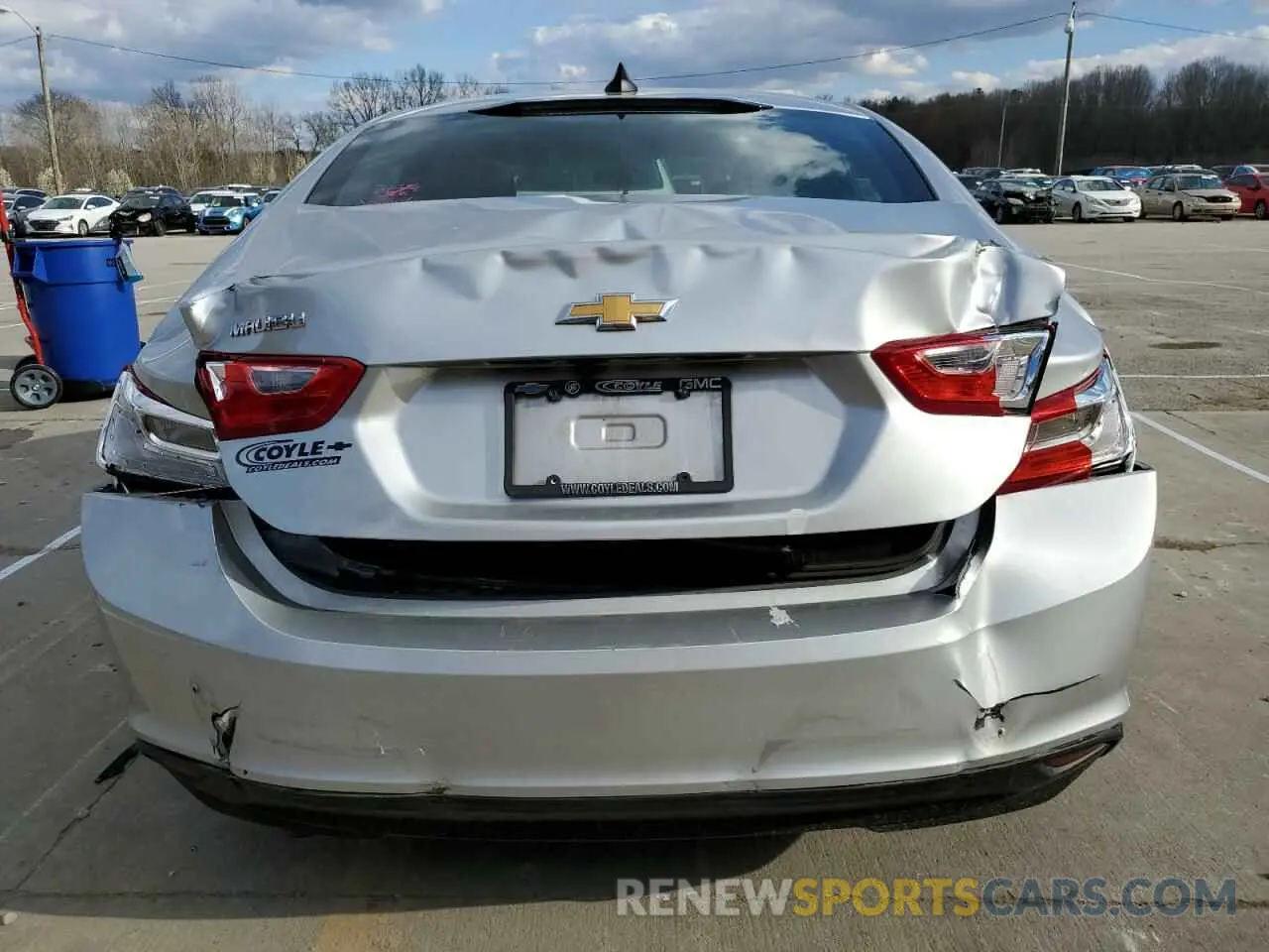 6 Photograph of a damaged car 1G1ZB5ST9MF049859 CHEVROLET MALIBU 2021