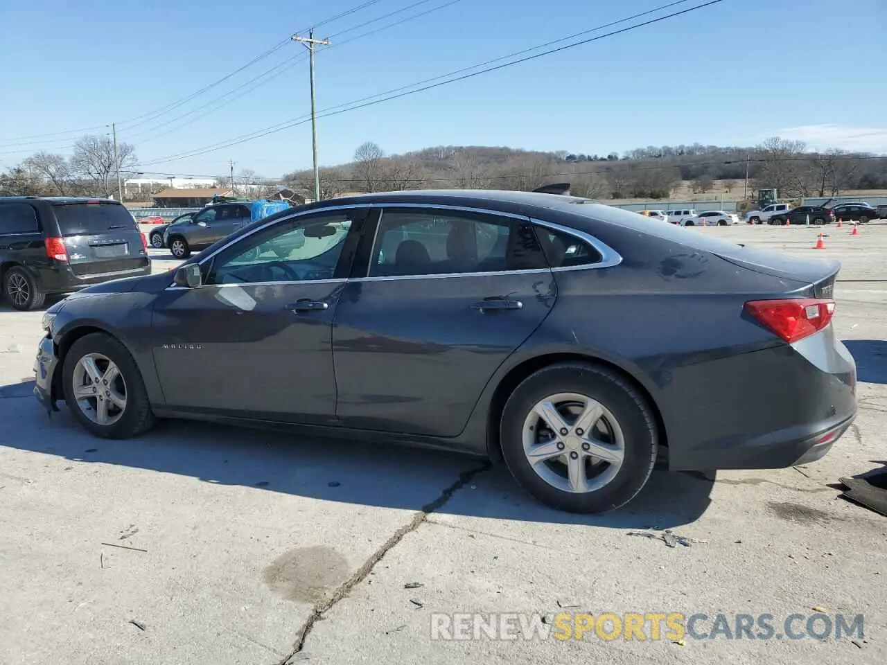 2 Photograph of a damaged car 1G1ZC5ST0MF034048 CHEVROLET MALIBU 2021