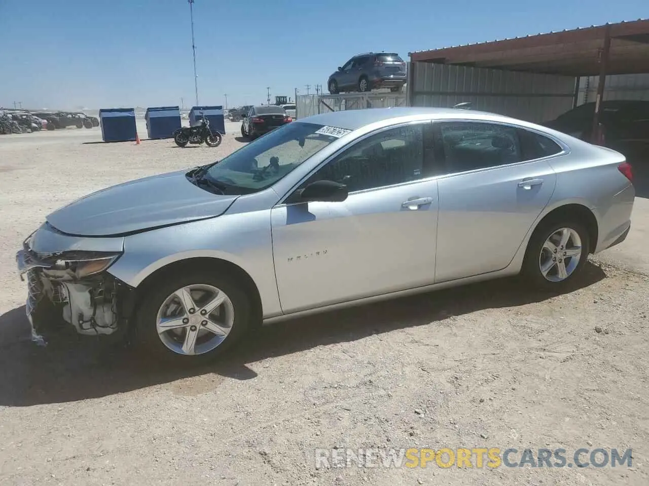 1 Photograph of a damaged car 1G1ZC5ST3MF082353 CHEVROLET MALIBU 2021