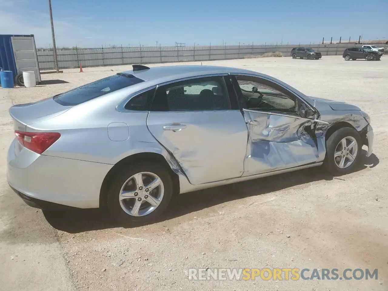 3 Photograph of a damaged car 1G1ZC5ST3MF082353 CHEVROLET MALIBU 2021