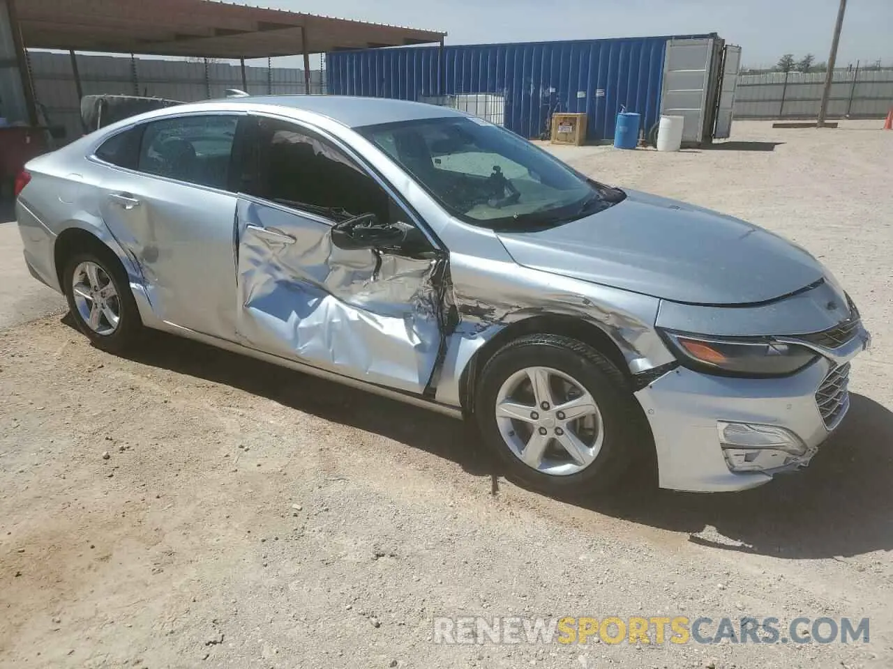 4 Photograph of a damaged car 1G1ZC5ST3MF082353 CHEVROLET MALIBU 2021
