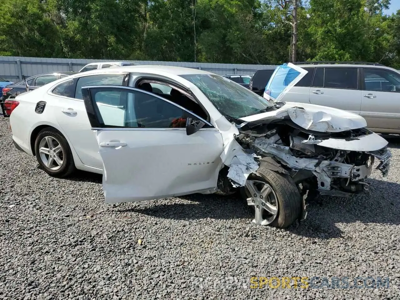 4 Фотография поврежденного автомобиля 1G1ZC5ST3MF087195 CHEVROLET MALIBU 2021
