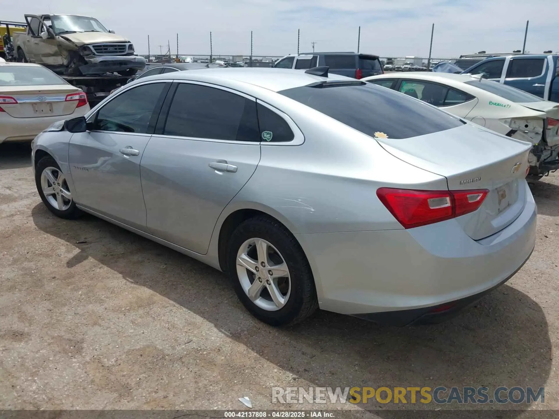 3 Photograph of a damaged car 1G1ZC5ST4MF003434 CHEVROLET MALIBU 2021