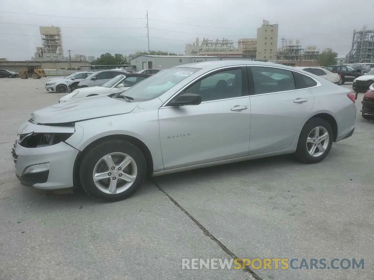 1 Фотография поврежденного автомобиля 1G1ZC5ST4MF082281 CHEVROLET MALIBU 2021