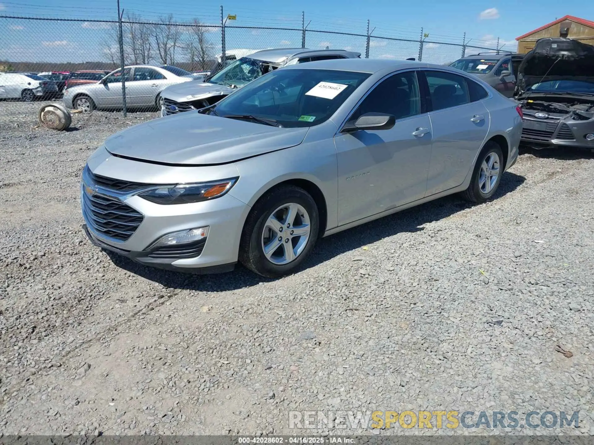 2 Фотография поврежденного автомобиля 1G1ZC5ST4MF082524 CHEVROLET MALIBU 2021