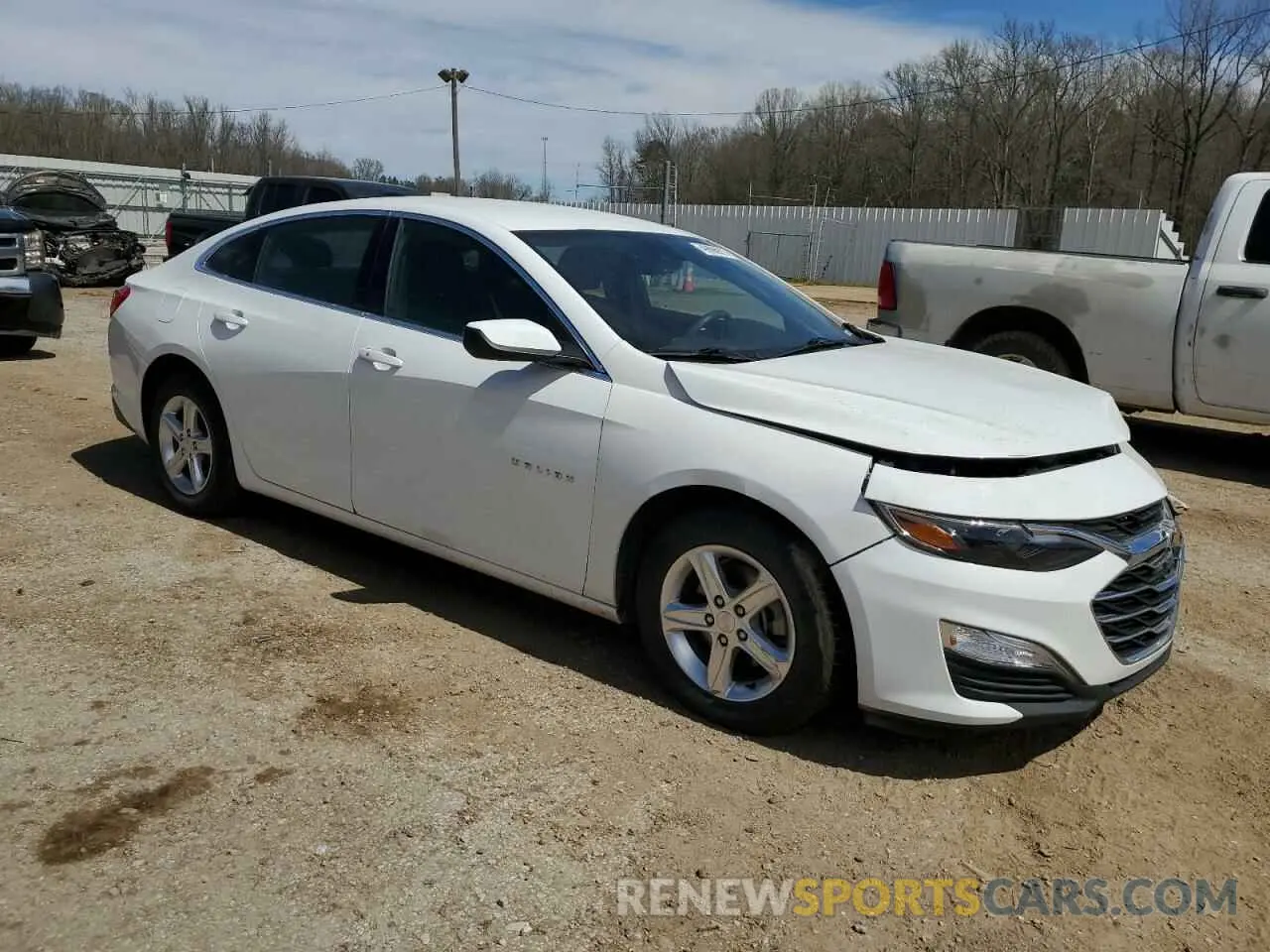 4 Фотография поврежденного автомобиля 1G1ZC5ST5MF089692 CHEVROLET MALIBU 2021