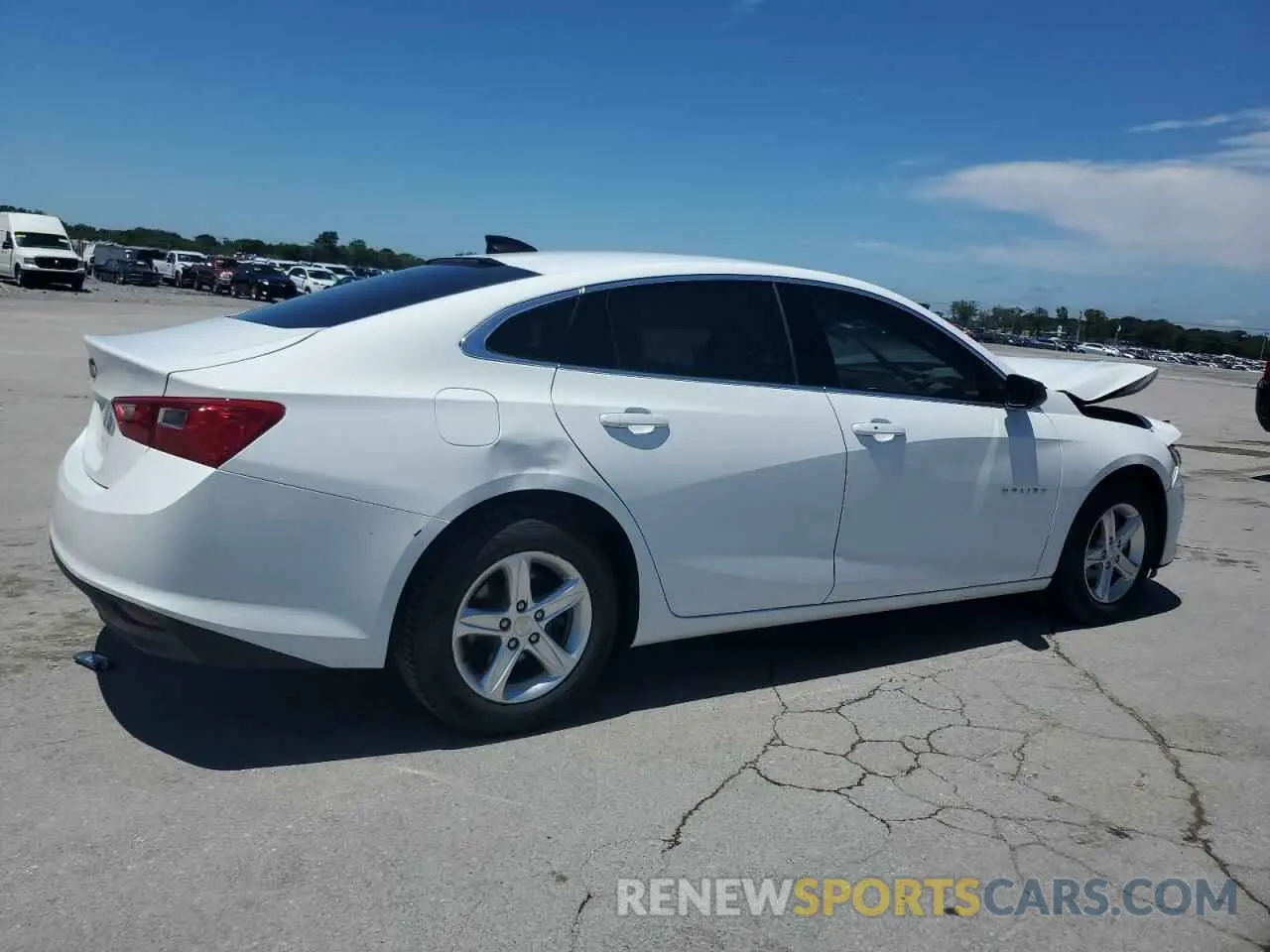 3 Photograph of a damaged car 1G1ZC5ST8MF083837 CHEVROLET MALIBU 2021