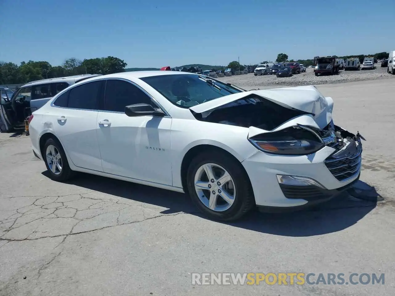 4 Photograph of a damaged car 1G1ZC5ST8MF083837 CHEVROLET MALIBU 2021