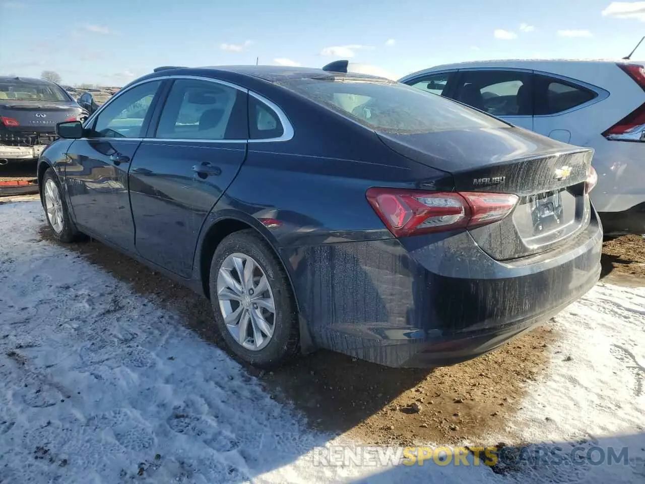 2 Фотография поврежденного автомобиля 1G1ZD5ST0MF003430 CHEVROLET MALIBU 2021