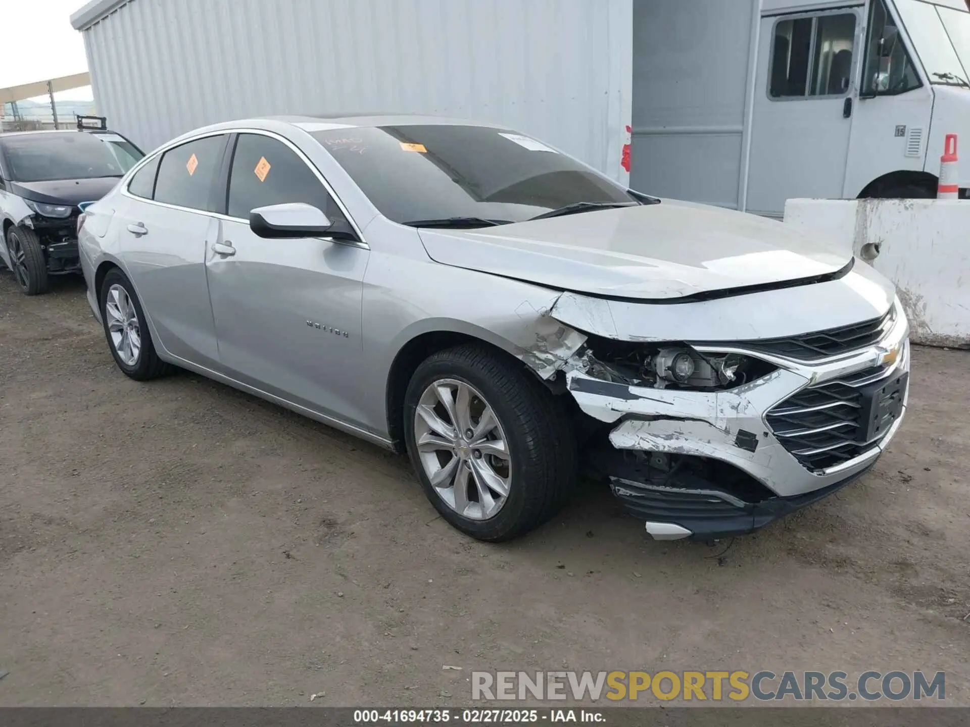1 Photograph of a damaged car 1G1ZD5ST0MF023676 CHEVROLET MALIBU 2021