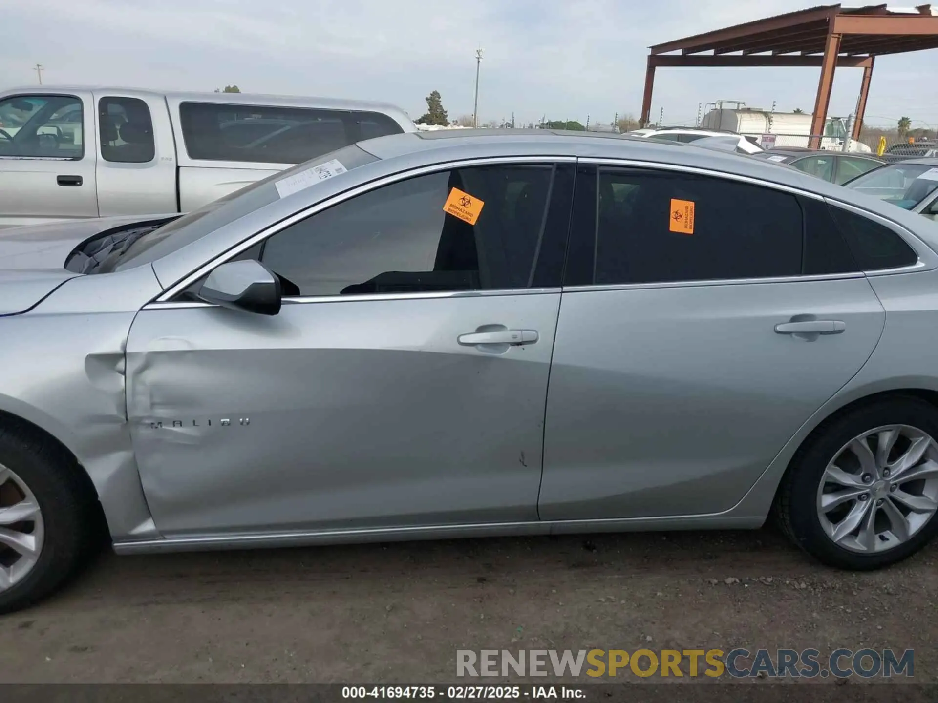 13 Photograph of a damaged car 1G1ZD5ST0MF023676 CHEVROLET MALIBU 2021